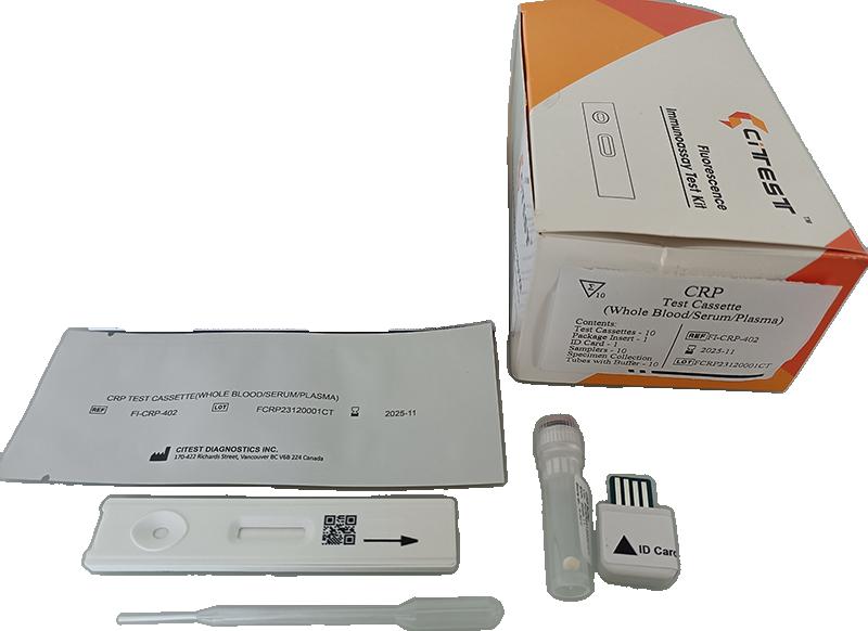 Тест касета для виявлення С-реактивного білку ( Citest, кат.ном.VT-FI-CRP-402)